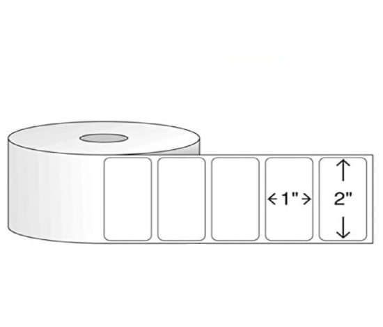 ROLLOS TERMICOS 2x1 PULGADAS 1,000 ETIQUETAS